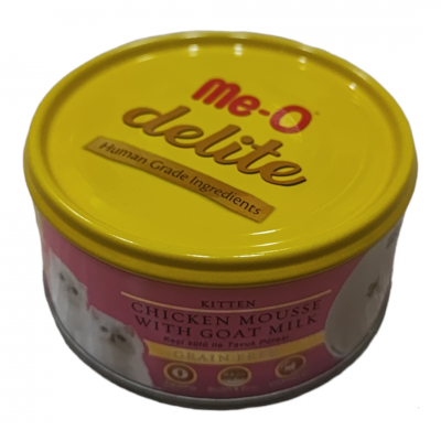 Me-o Konserve Kedi Maması 80 Gr Keçi sütü ile Tavuk Püresi
