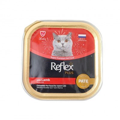 Reflex Kuzu Etli Yetişkin Kedi Yaş Mama 85 Gr