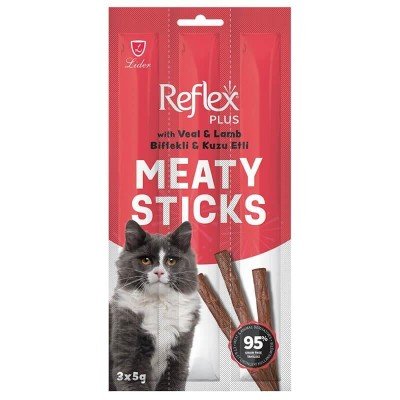 Reflex Meat Stick Ödül Maması Biftekli & Kuzu Etli 3*5 Gr