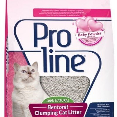 PROLINE BENTONIT KEDI KUMU 10 LT(BEBEK PUDRA KOKULU) 