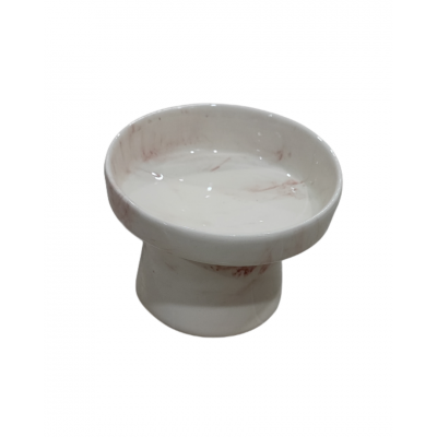 Eğimli Yüksek Seramik Mama&Su Kabı