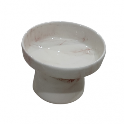 Eğimli Yüksek Seramik Mama&Su Kabı