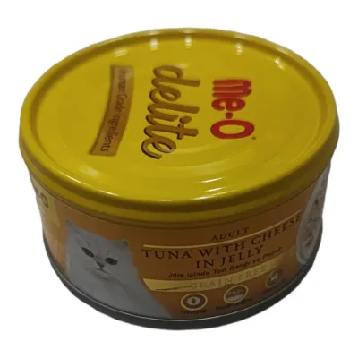 Me-o Konserve Kedi Maması 80 Gr Jöle İçinde Ton Balığı ve Peynir