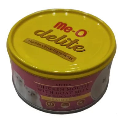 Me-o Konserve Kedi Maması 80 Gr Keçi sütü ile Tavuk Püresi