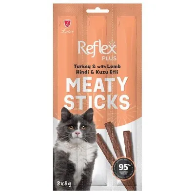 Reflex Meat Stick Ödül Maması Hindili ve Kuzulu 3*5 Gr