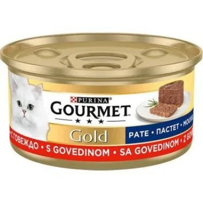 Purına Gourmet sığır etli yaş mama 85gr