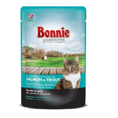 Bonnie Somonlu Kedi Yaş Mama 85 gr 